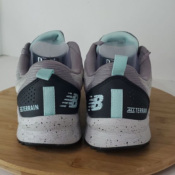 New Balance Nitrelv3 Trail Running Shoes Grey Teal Women's Size 10 - Picture 8 of 13